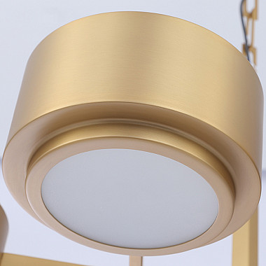 Подвесная люстра Hans-Agne Jakobsson Large Brass Chandelier for Markaryd in Sweden