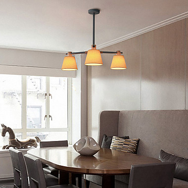 Потолочная люстра на штанге NATURA A YELLOW 6