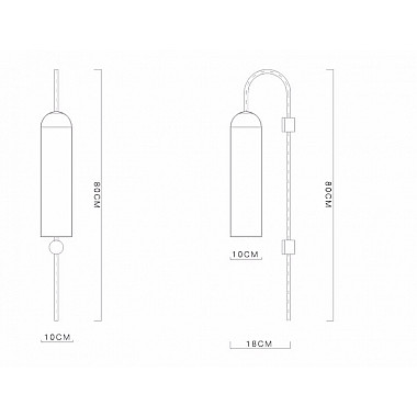 Бра ARTICOLO float Wall Sconce Snow