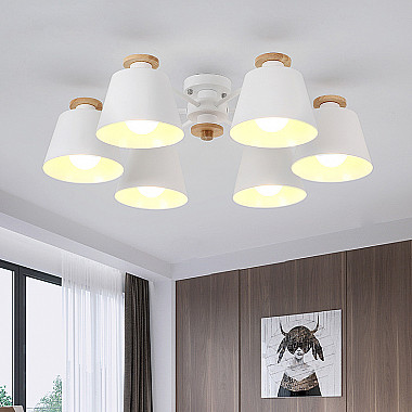 Люстра на штанге SCAD D80 White