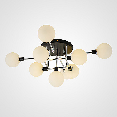 Подвесная люстра NEXO 9 Белый, Серебро