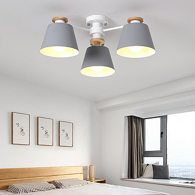 Люстра на штанге SCAD D80 White