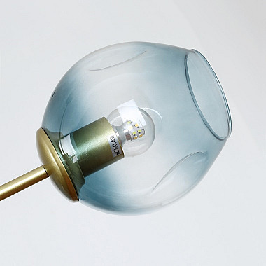 Люстра на штанге MARINE B 6 Gold/Transparent