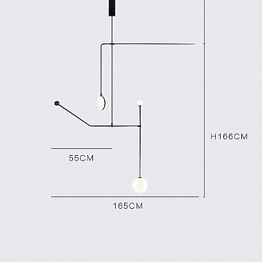 Подвесная люстра LINES