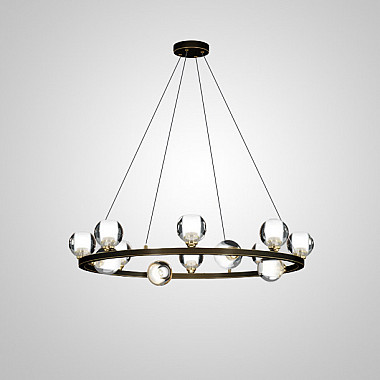 Подвесная люстра ILIANA CH D80 Brass Black
