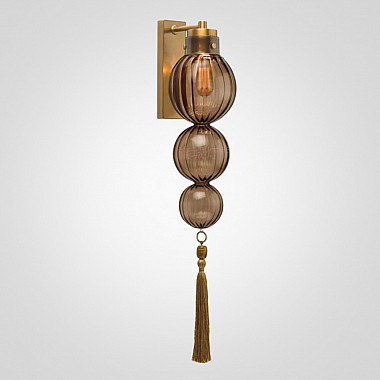 Бра Heathfield Lighting - Medina Wall brass/amber