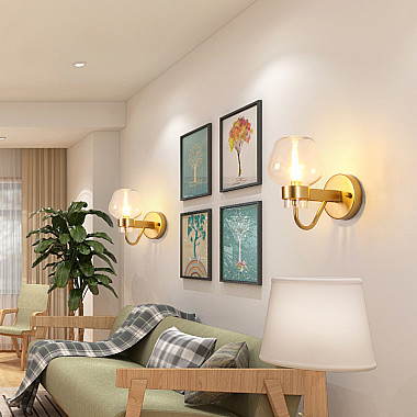 Бра MONTALEMBERT SCONCE BY Studios Золото, Прозрачный