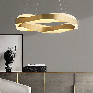 Подвесная люстра MALIKA D65 Brass