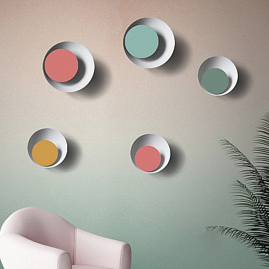 Бра TWIRL D25 White/Pink