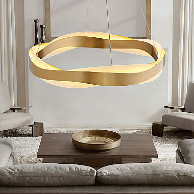 Подвесная люстра MALIKA D65 Brass