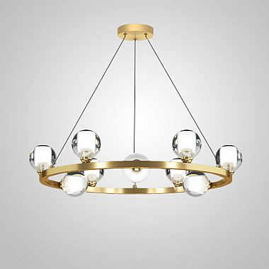 Подвесная люстра ILIANA CH D80 Brass Black