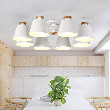 Люстра на штанге SCAD D80 White