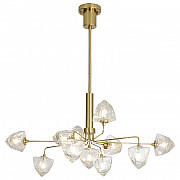 Люстра на штанге ICE 13 lamps Gold