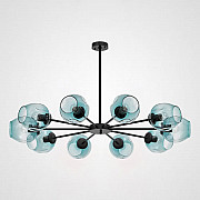 Люстра на штанге MARINE B 12 lamps Black/Blue