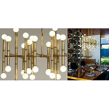 Люстра Meurice Rectangular Chandelier Jonathan Adler