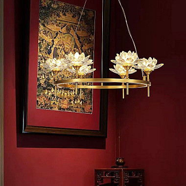 Подвесная люстра LOTOS D80 12 lamps