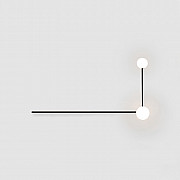 Настенный светильник LINES 2 черный