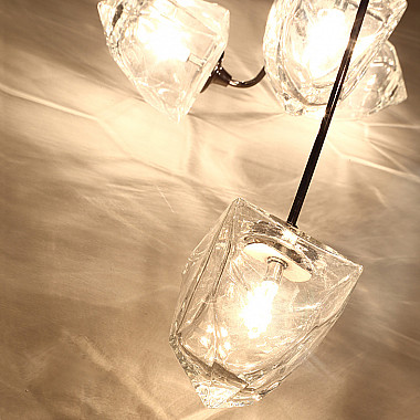 Люстра на штанге ICE 13 lamps Gold