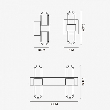 Настенное бра SENSE WALL