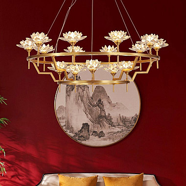 Подвесная люстра LOTOS D80 12 lamps