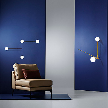 Настенный светильник LINES 2 черный