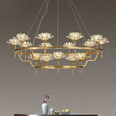 Подвесная люстра LOTOS D80 12 lamps