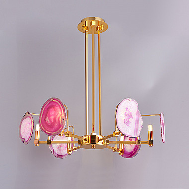 Люстра на штанге AGATE 4 Pink 6