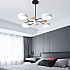 Люстра на штанге MEADE 5 lamps White