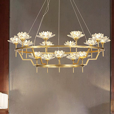 Подвесная люстра LOTOS D80 12 lamps