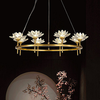 Подвесная люстра LOTOS D80 12 lamps
