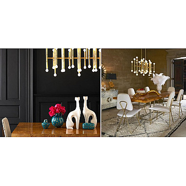 Люстра Meurice Rectangular Chandelier Jonathan Adler