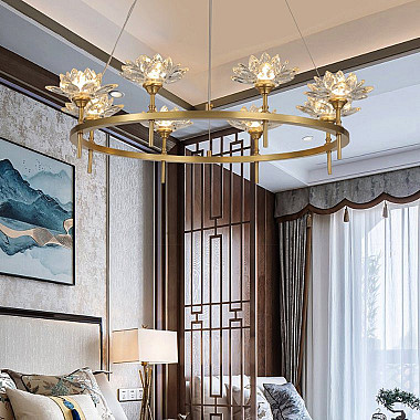 Подвесная люстра LOTOS D80 12 lamps