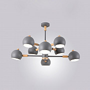 Люстра на штанге SVEN 8 lamps Grey