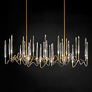 Люстра Long Chandelier Gold L120 by Il Pezzo Mancante