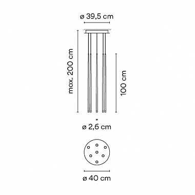 Vibia Slim 7 White Round by Jordi Vilardell