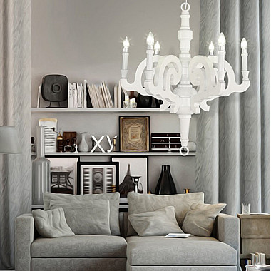 Люстра Moooi White Paper Chandelier D70