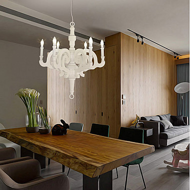 Люстра Moooi White Paper Chandelier D70