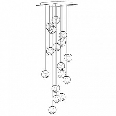 Boccia 28.16 Sixteen Square Люстра Подвесная