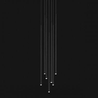 Vibia Slim 7 Black Round by Jordi Vilardell