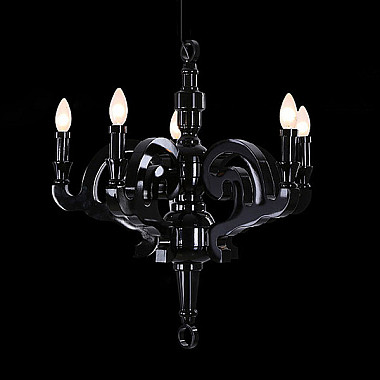 Люстра Moooi Black Paper Chandelier D70