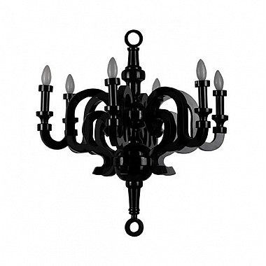 Люстра Moooi Black Paper Chandelier D70