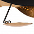 Подвесной светильник Catellani & Smith Lederam Manta S1 black-gold L