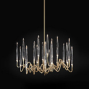 Люстра Round Chandelier Gold D60 by Il Pezzo Mancante