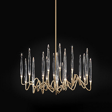 Люстра Round Chandelier Gold D60 by Il Pezzo Mancante