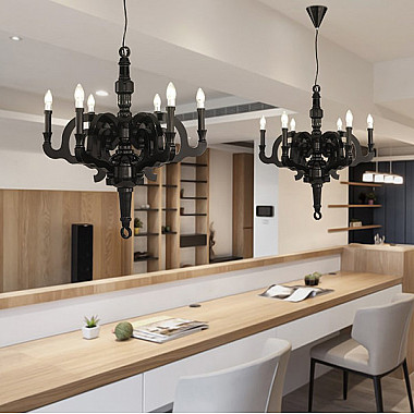 Люстра Moooi Black Paper Chandelier D70