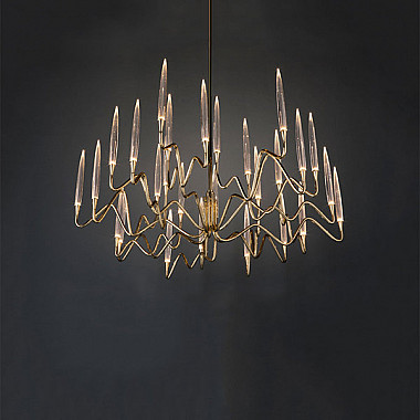Люстра Round Chandelier Gold D60 by Il Pezzo Mancante