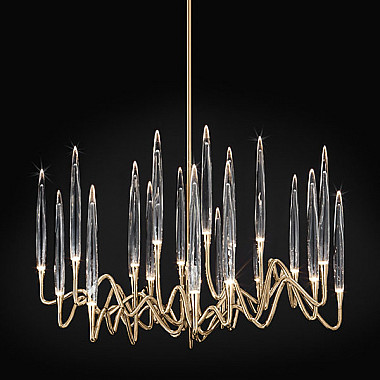 Люстра Round Chandelier Gold D100 by Il Pezzo Mancante