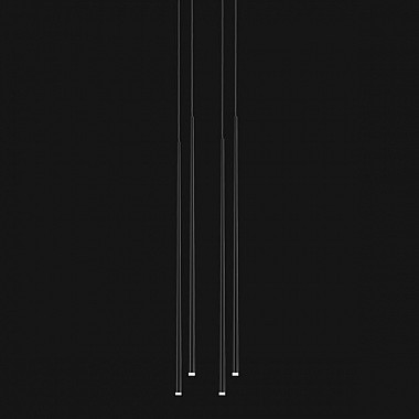 Vibia Slim 4 Black Square by Jordi Vilardell
