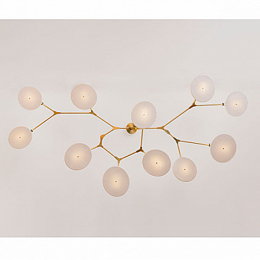 Branching Disc 11 Gold Lindsey Adelman