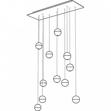 Boccia 14.11 Eleven Rectangle Люстра Подвесная